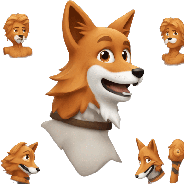 Foxi combinado con Fredy  emoji