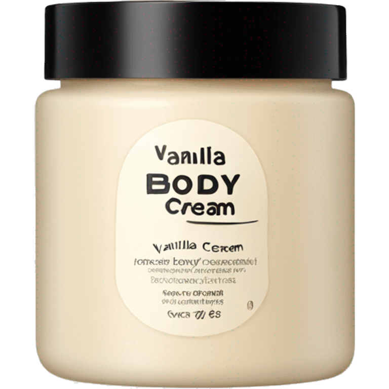 Vanilla Body Cream  emoji