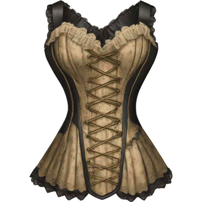 Beautiful vintage corset dress  emoji