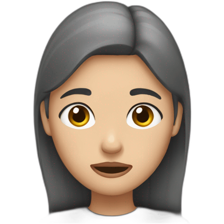 Fille qui pleure emoji