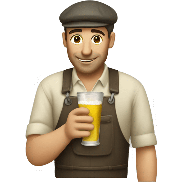 Men drinking Pastis emoji