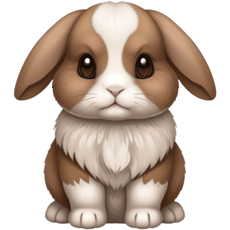 Holland lop bunny emoji