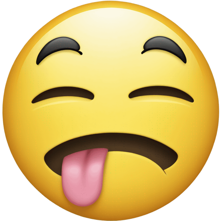 Tongue poking at cheek emoji  emoji