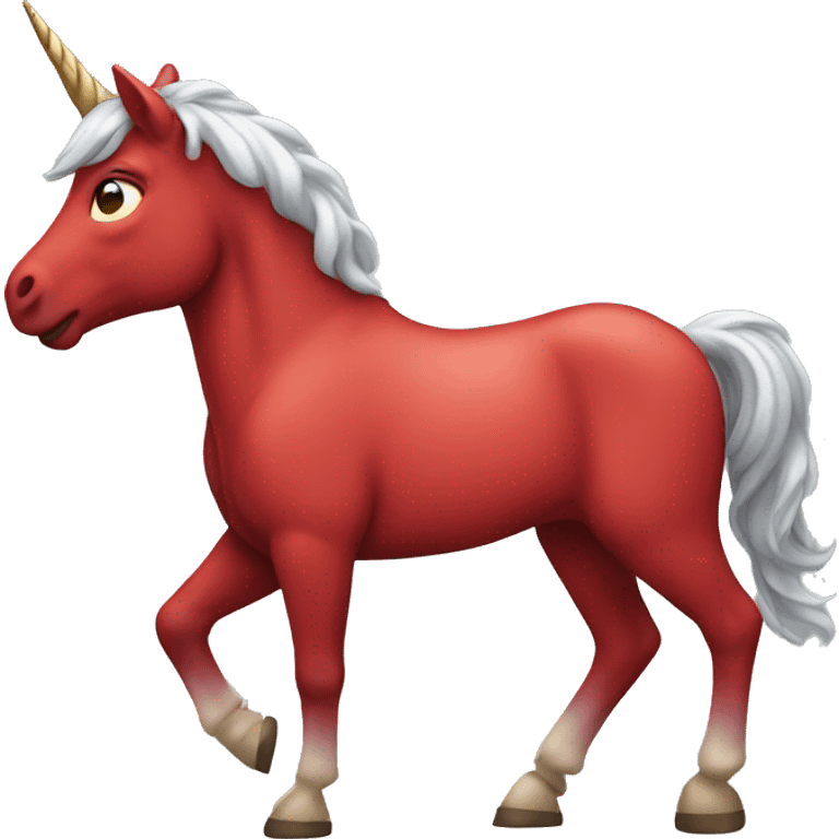 red unicorn  emoji