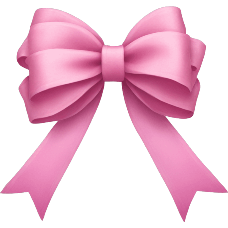 Pink winter bow ribbon  emoji