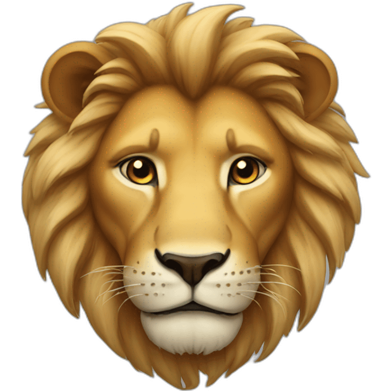 lion face emoji