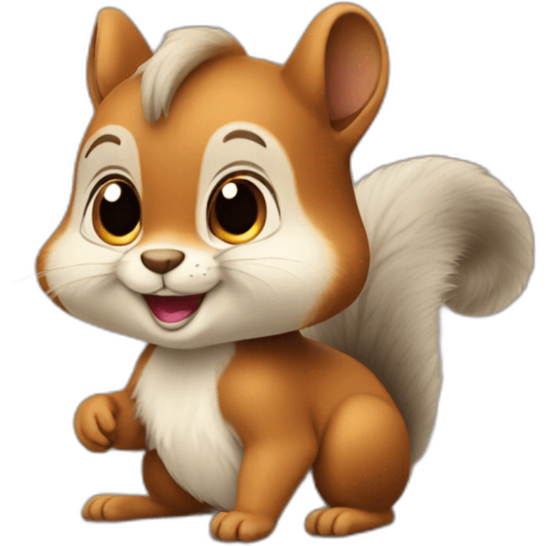 Cute squirel  emoji