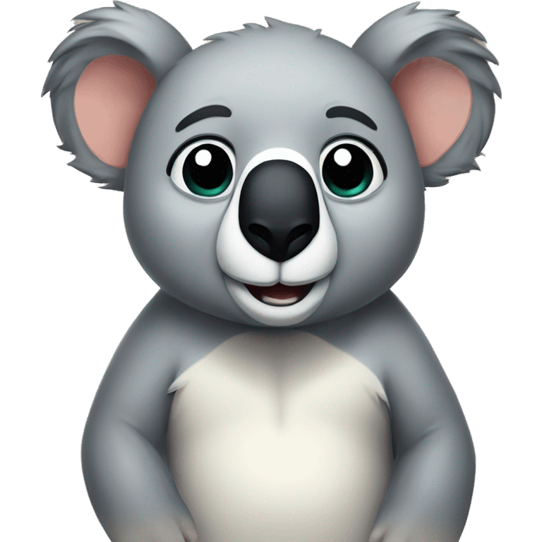 Upset koala in nightcap emoji