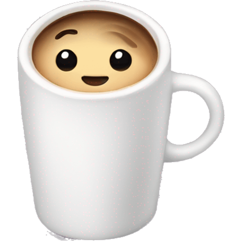 Cute coffee emoji