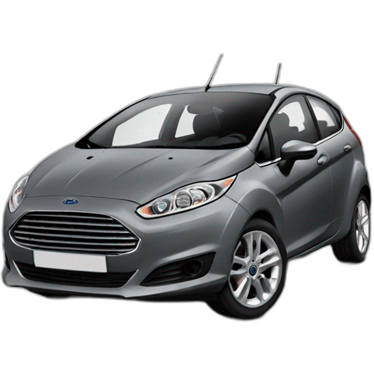 Ford fiesta gris anthracite  emoji