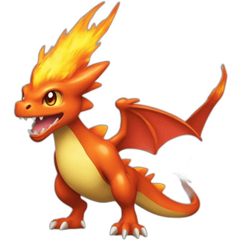 Dracaufeu pokémon emoji