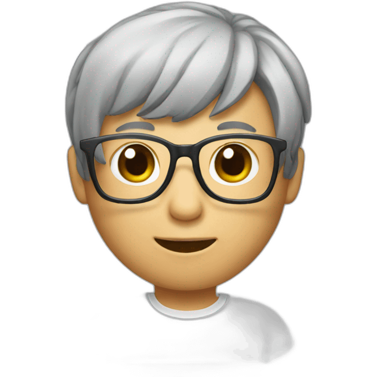 Chinese Taiwan flag held by Chinese grey hair wear glasses emoji