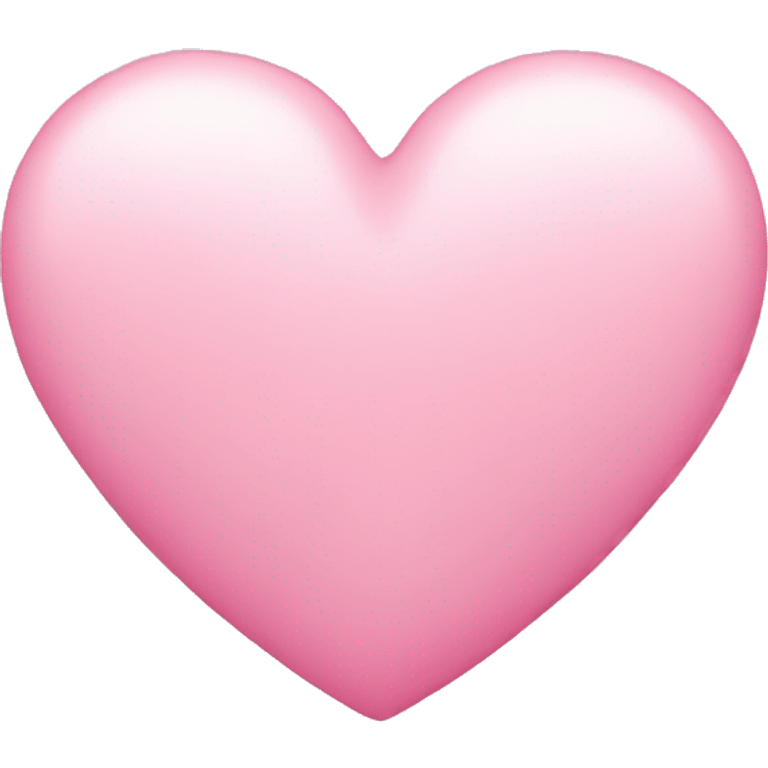 Pink heart pastel emoji