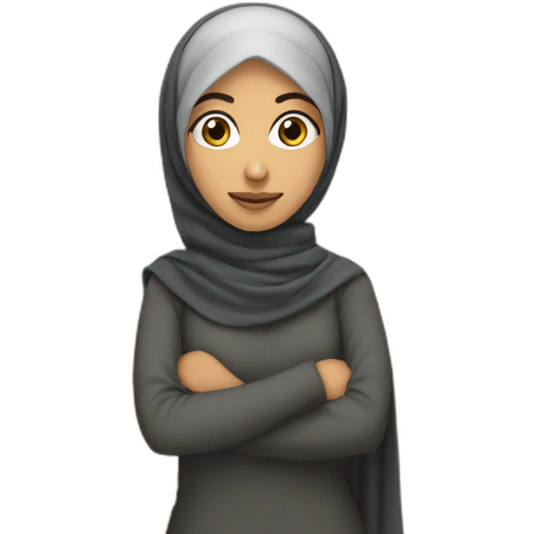 zemmour with hijab emoji