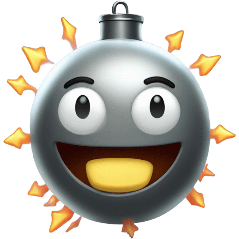 happy bomb emoji