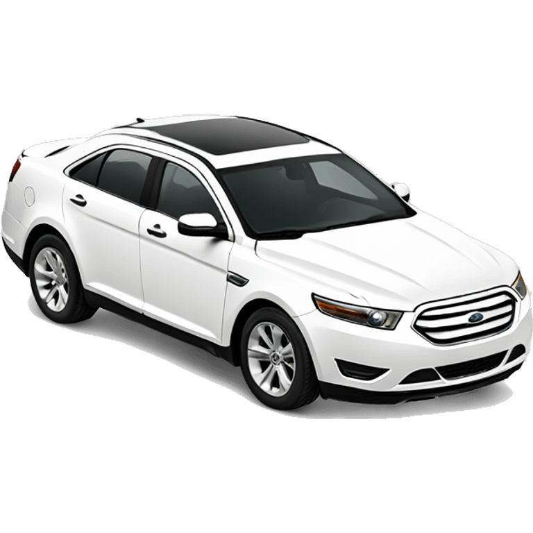 White ford Taurus limited  emoji