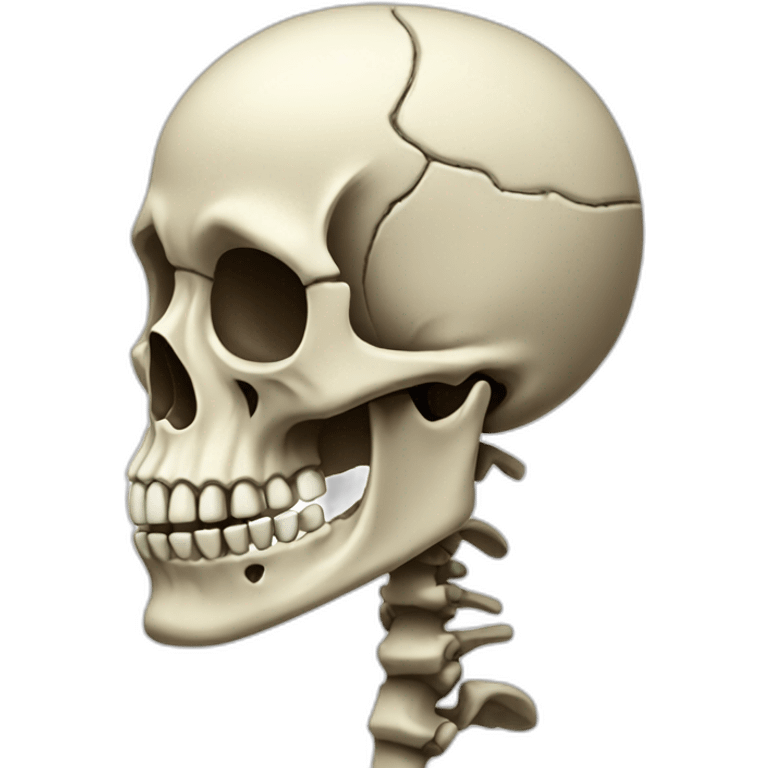 skeleton looking to the right emoji