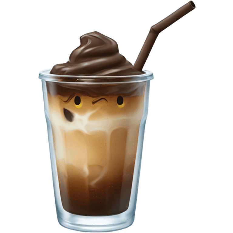 Iced coffee  emoji