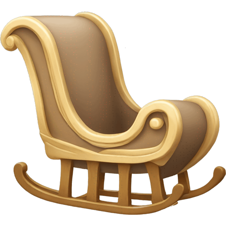 Beige sleigh ￼ emoji