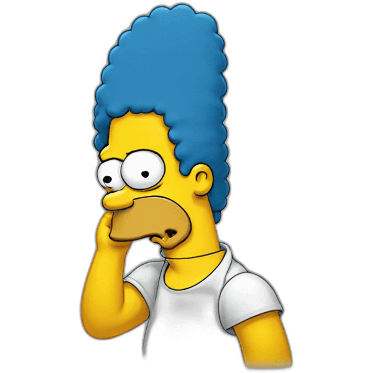 Simpson triste emoji