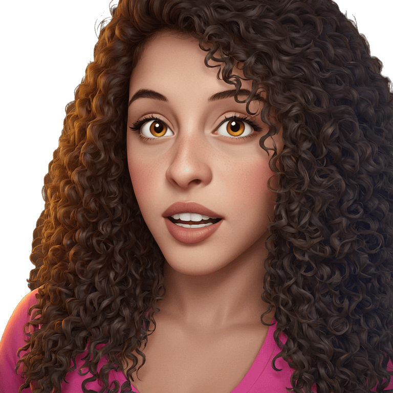 realistic portrait of girl emoji