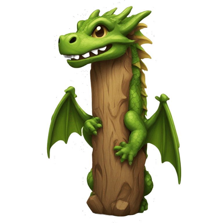 dragon wood totem emoji