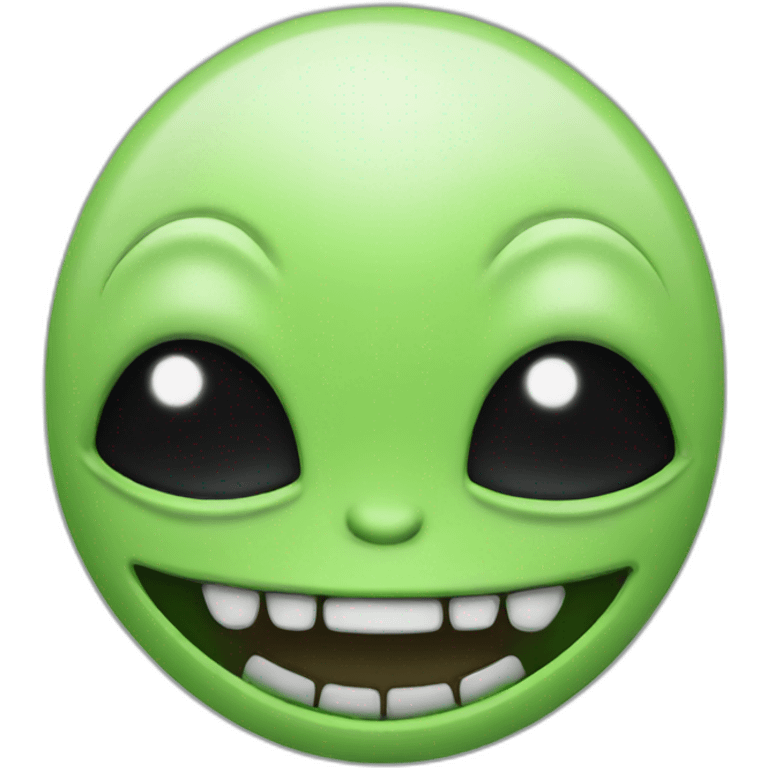 Alien happy  emoji