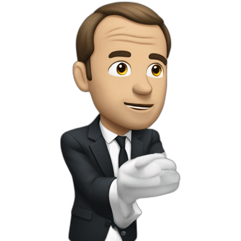 Macron qui fume emoji