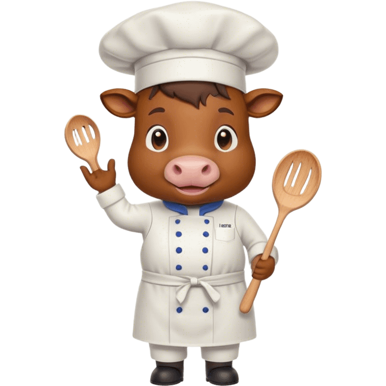 cow chef emoji