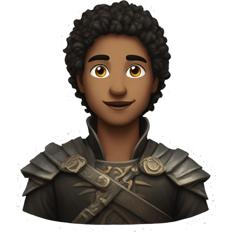 A character from the book glass throne by Selena Sardothin emoji