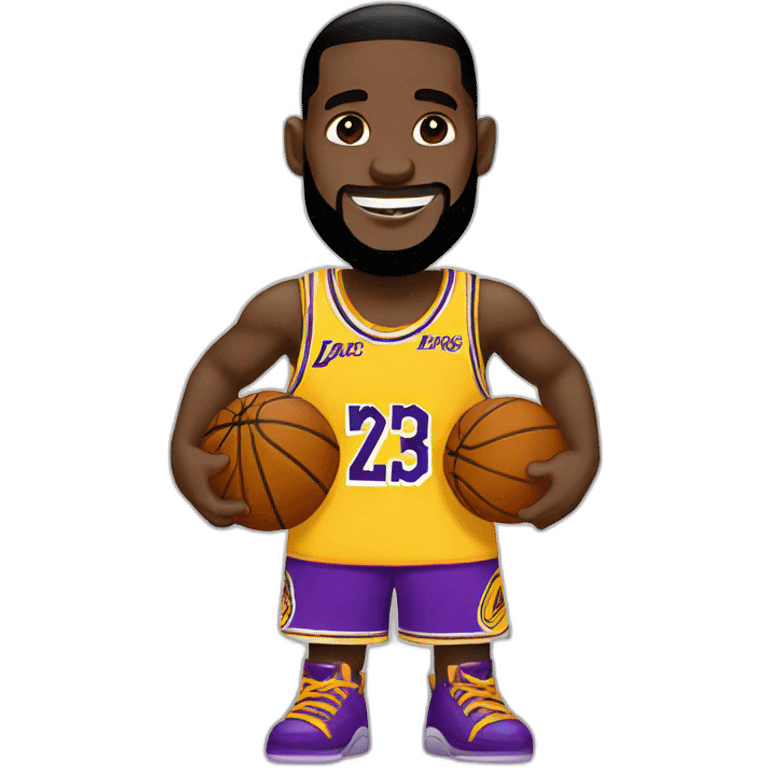 Lebron James kawaii emoji