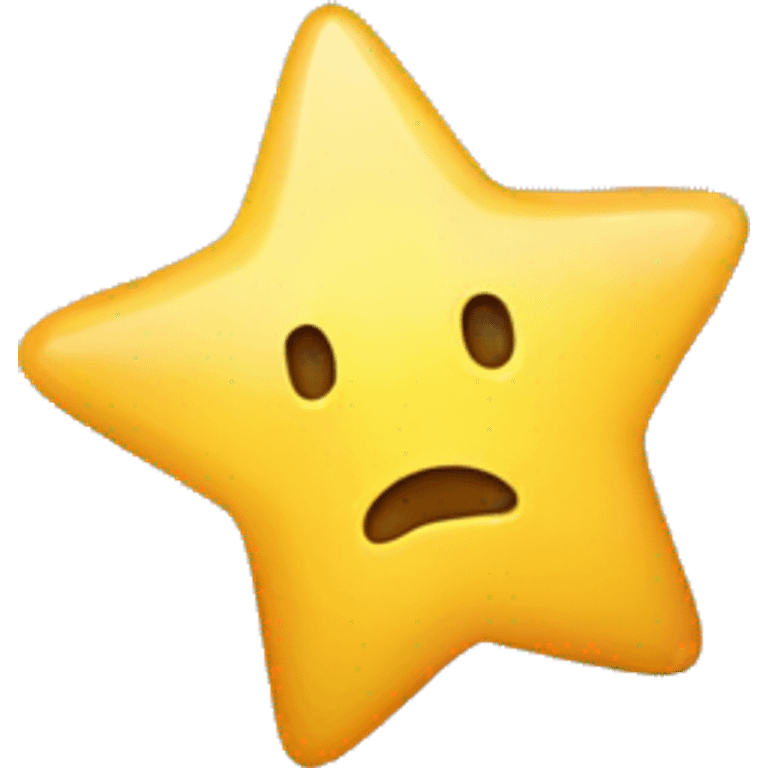 Half empty star emoji