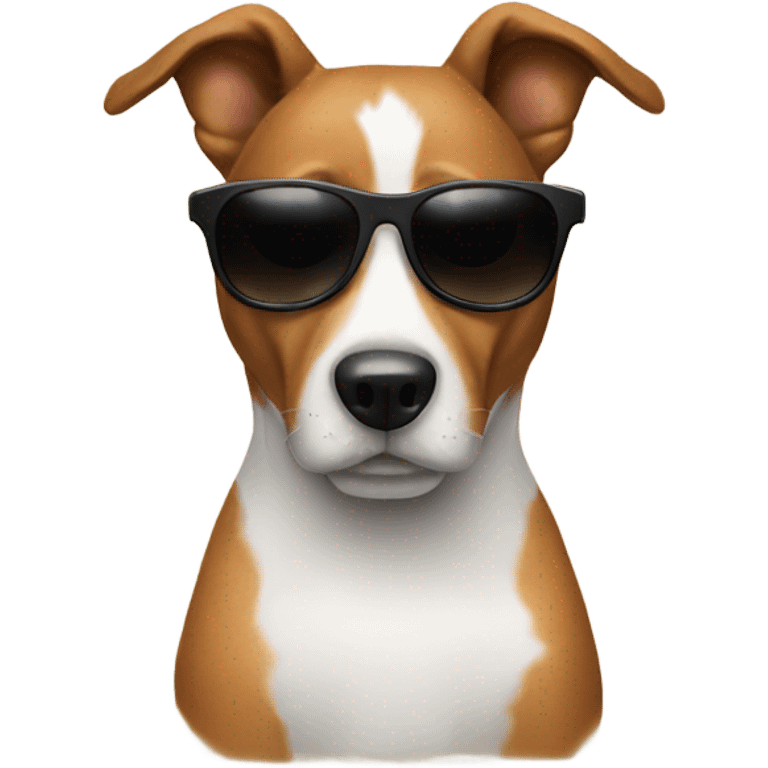 Dog with shades emoji