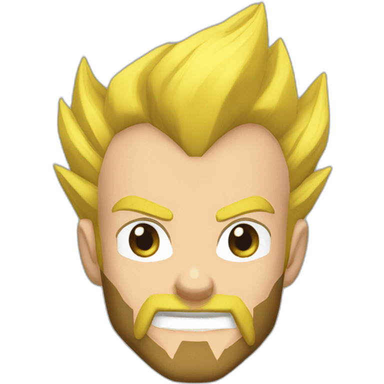 vegeta beard blond emoji