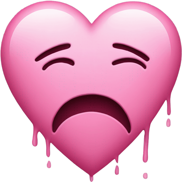 pink broken heart emoji emoji