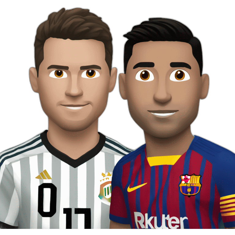 ronaldo vs messi emoji