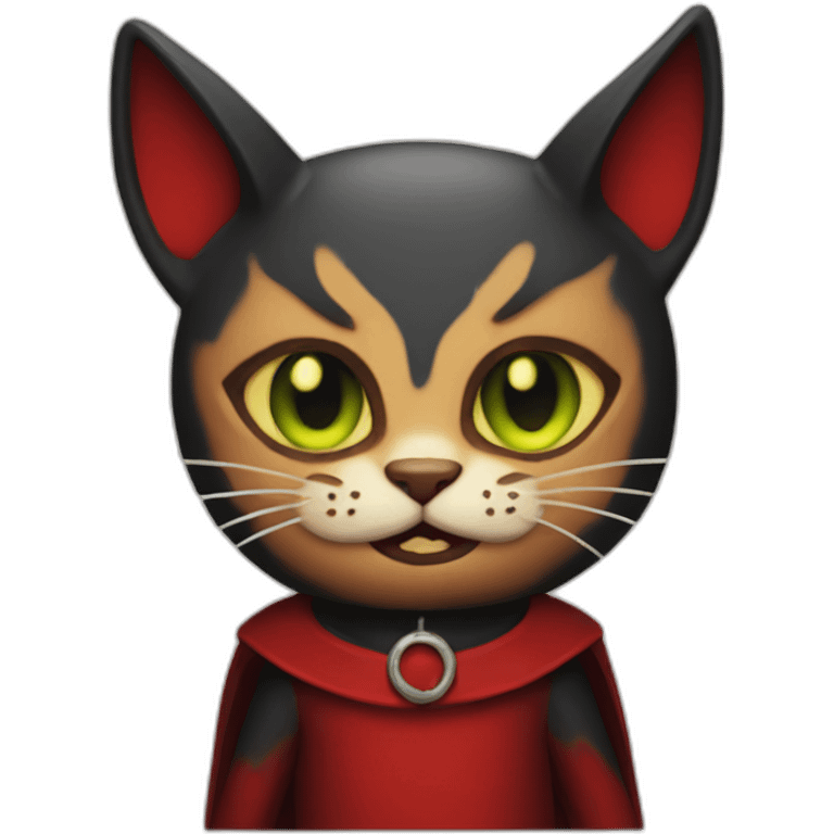 Cat devil emoji