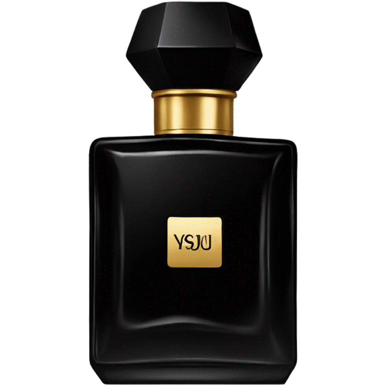 black ysl perfume emoji