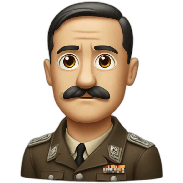 Hitler buvant une bières emoji