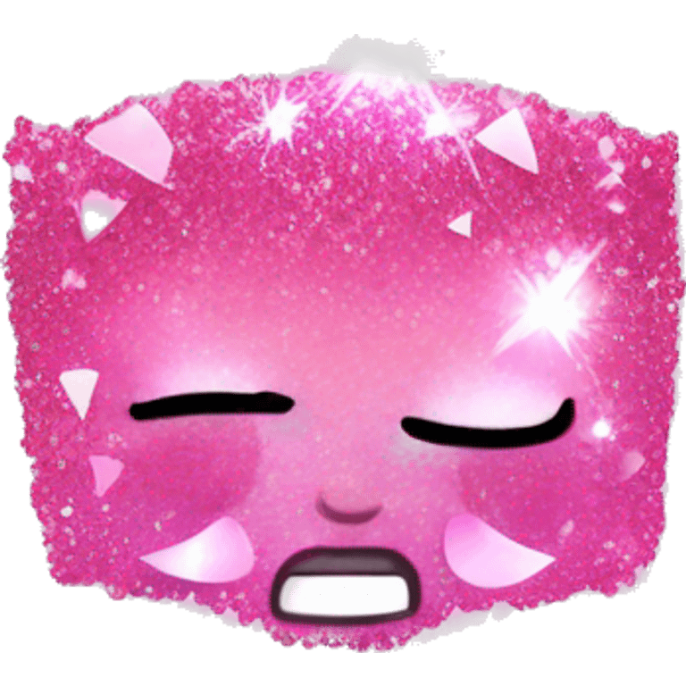 Pink sparkle emoji