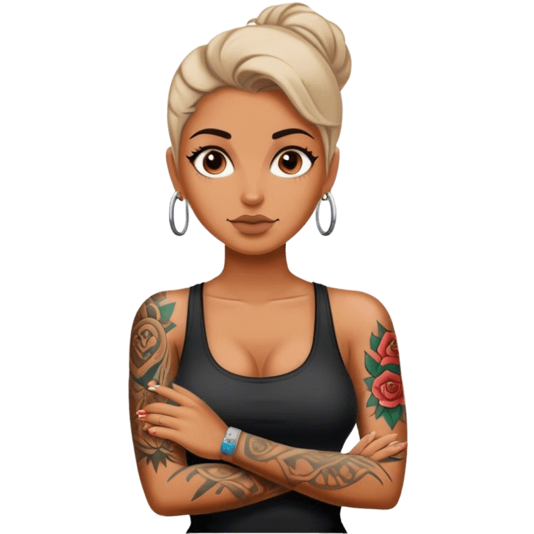 Tattoo artiste women  emoji