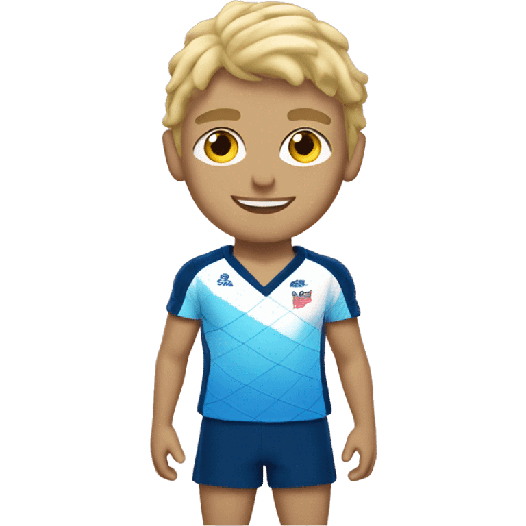 summer olympics waterpolo blonde boy emoji