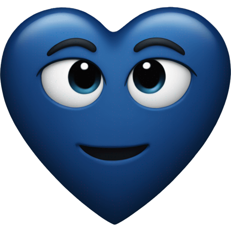 dark blue heart emoji