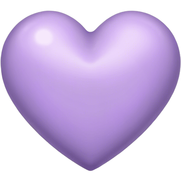 Lavender heart emoji