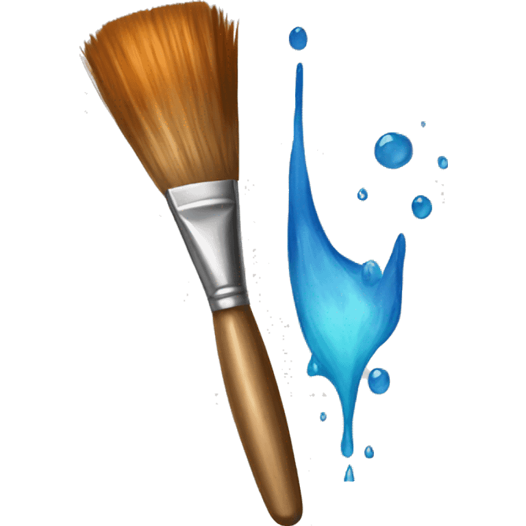 water color painting brush emoji