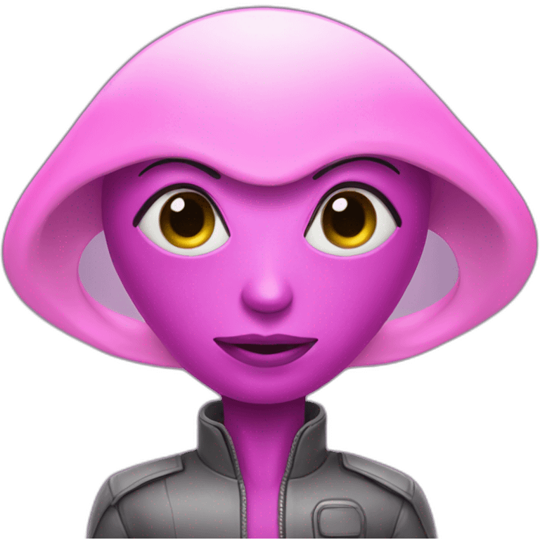 Extraterrestre Rosado emoji