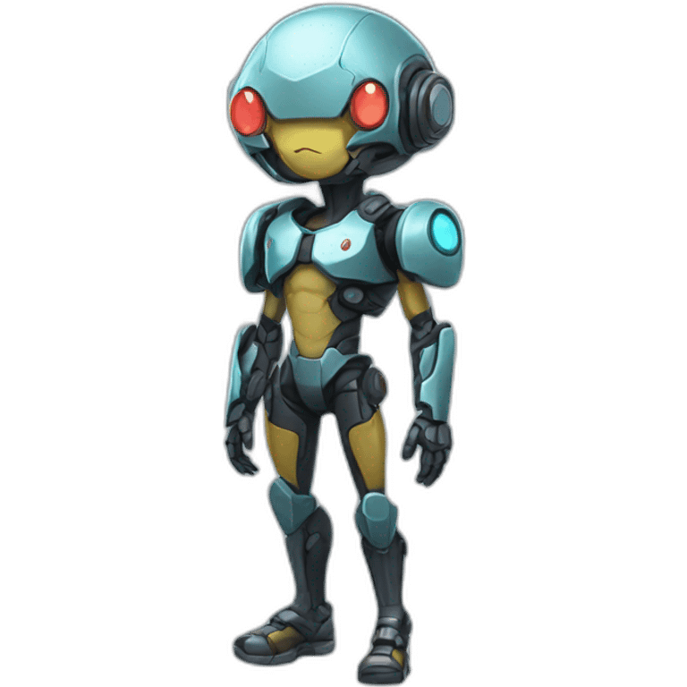 tiny cyborg pokemon full body emoji