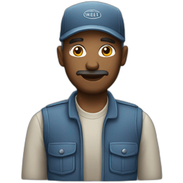 truck driver old emoji