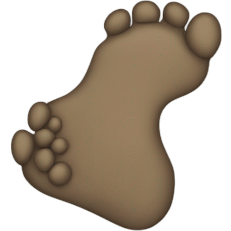 Terrain foot emoji