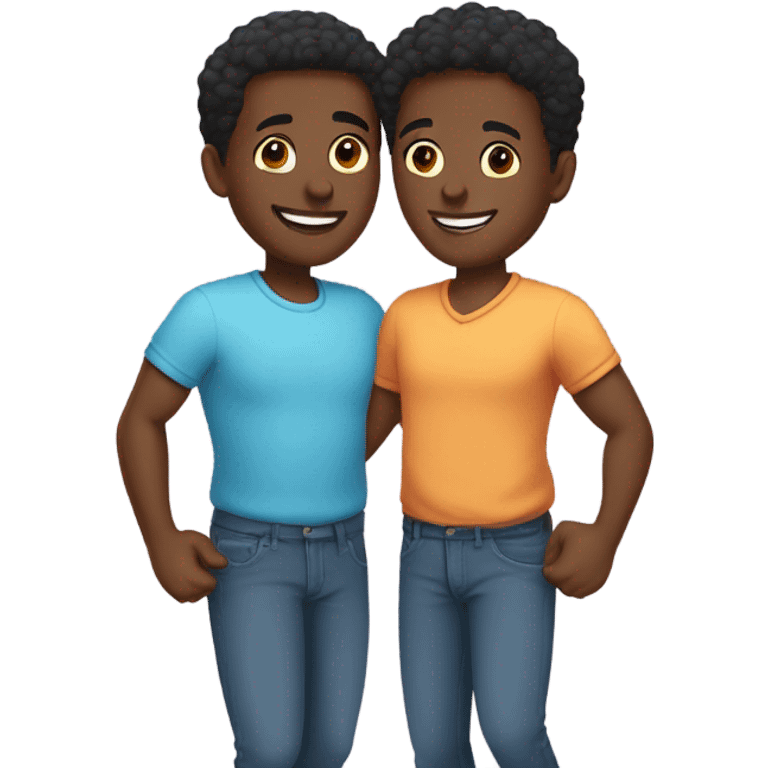 Black gay couple  emoji